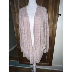 Women’s Madewell Multicolor Cardigan Size Medium M Long Sleeve Pockets